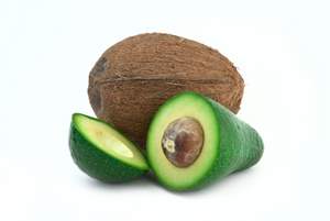 avocado and coconut