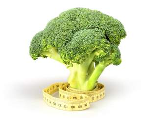 broccoli with tape measure