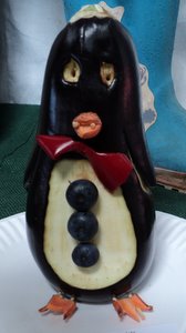Eggplant Penguin