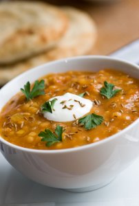 carrot and lentil soup