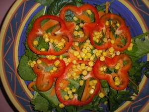 vegetable salad in bowl