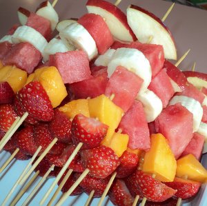 fruit skewers