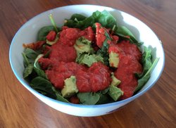 capsicum, sundried tomato, marjoram and thyme dressing