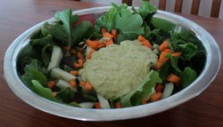 avocado, cucumber, lemon and chilli salad dressing avocado, cucumber, lemon and chilli salad dressing